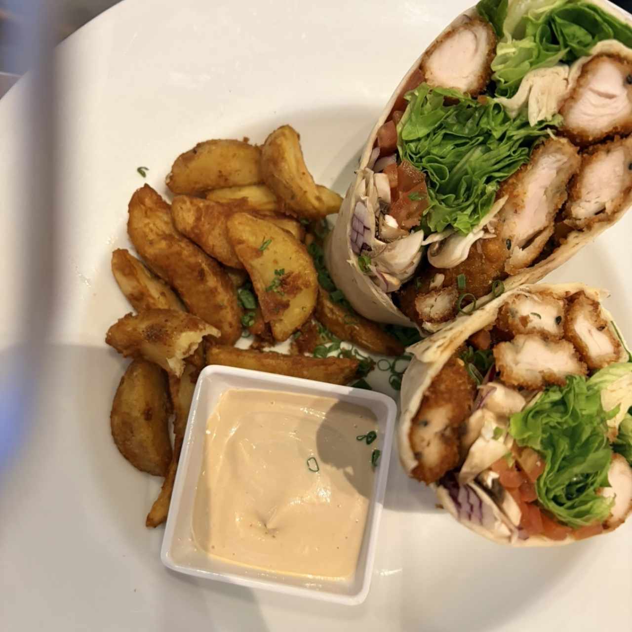 Wrap de Pollo Thai