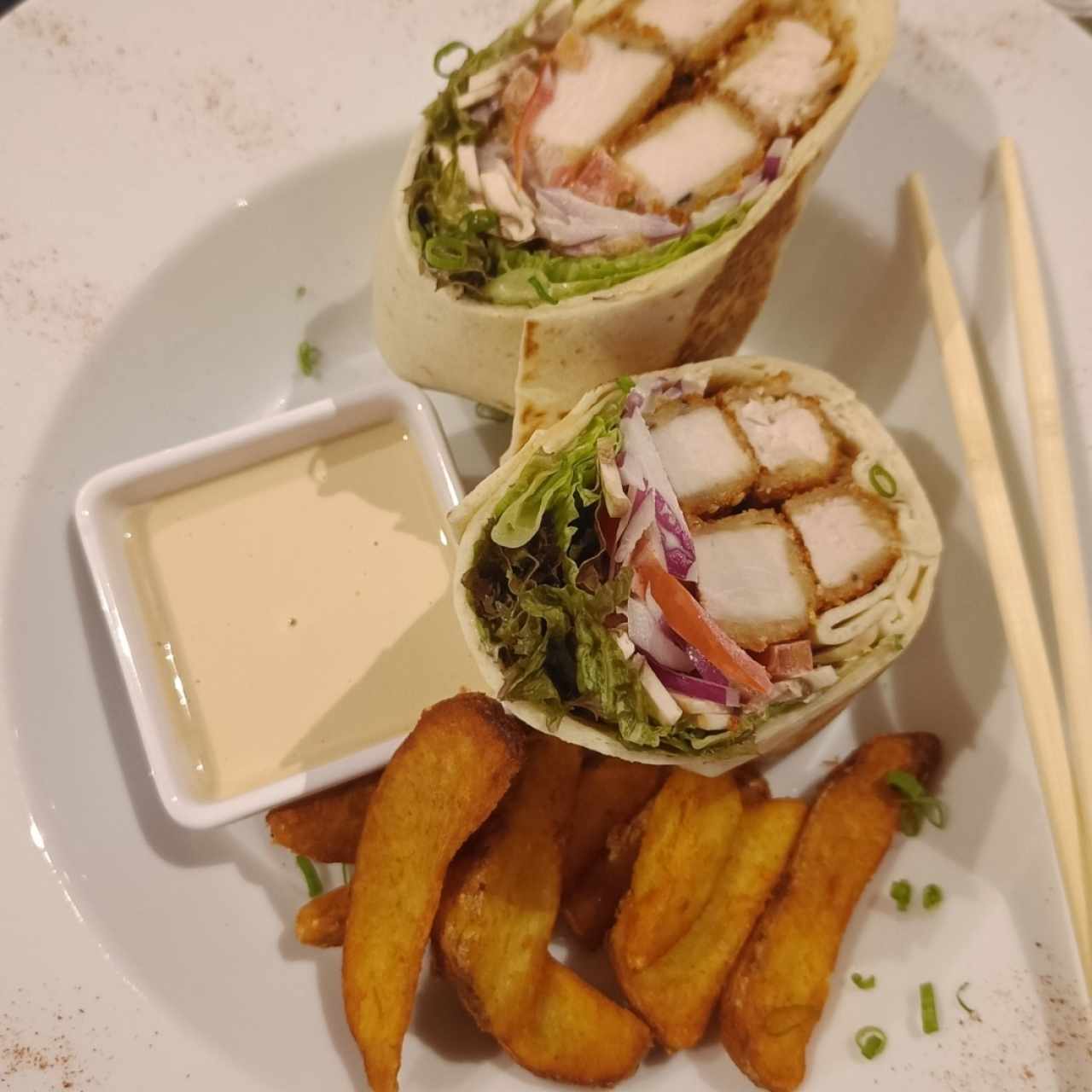 Wrap de Pollo Thai