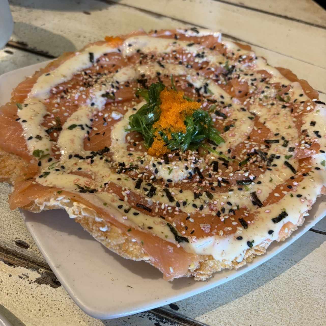 Pizza de Salmón Ahumado