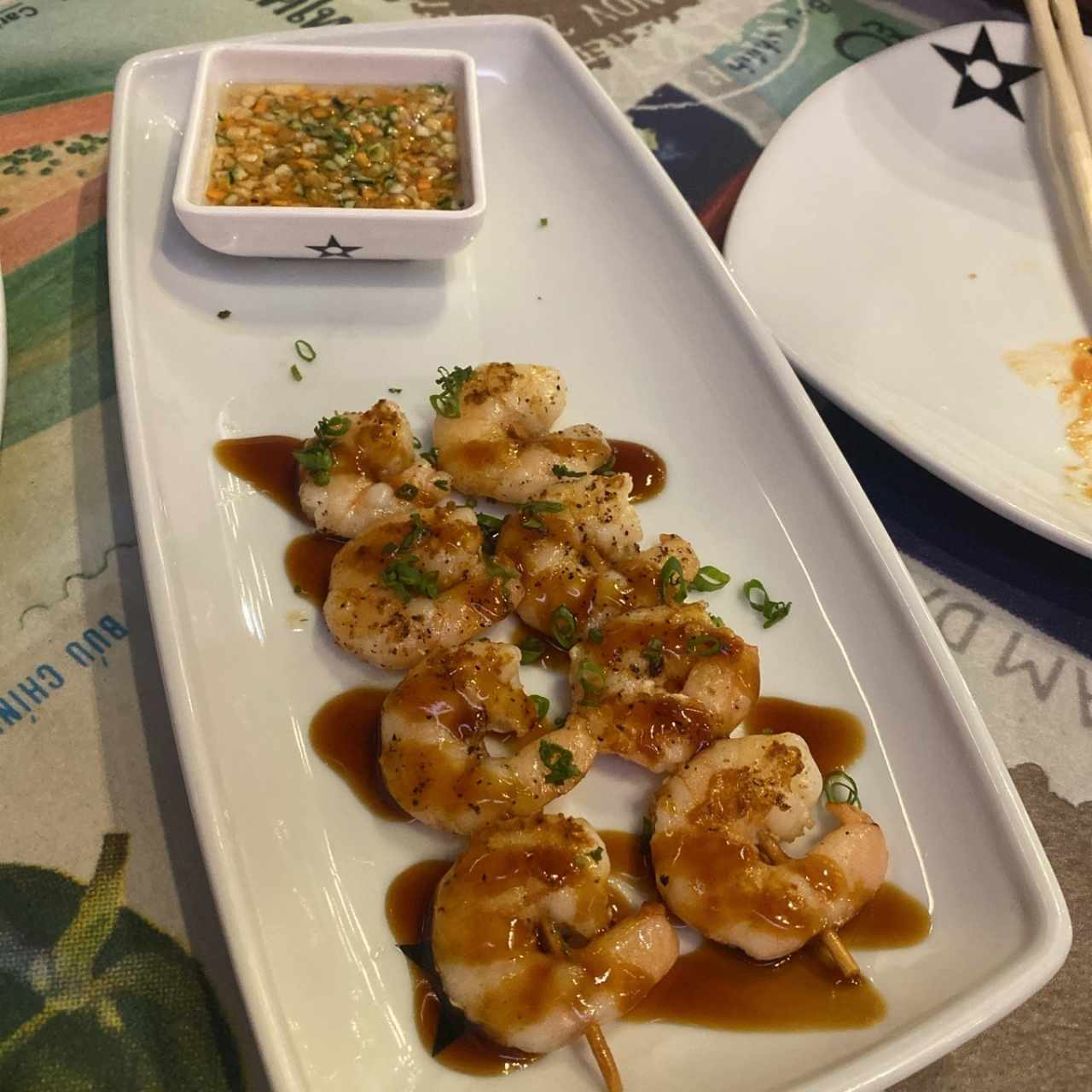 Satay de Camarón (2 unidades)