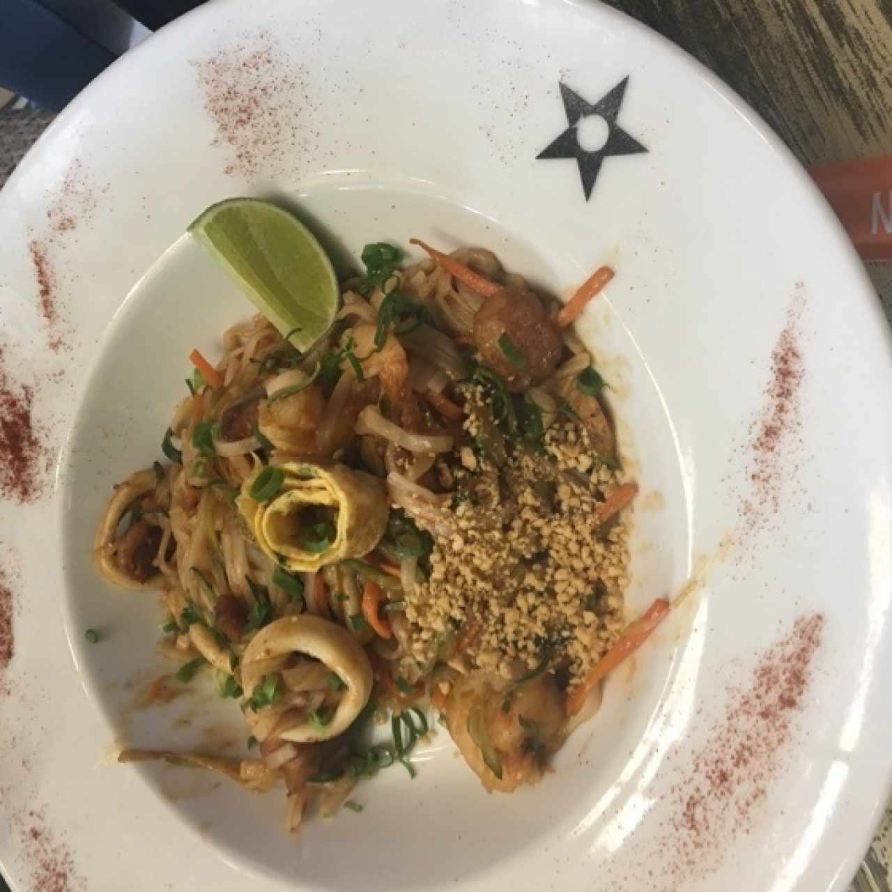 Phad Thai de Mariscos
