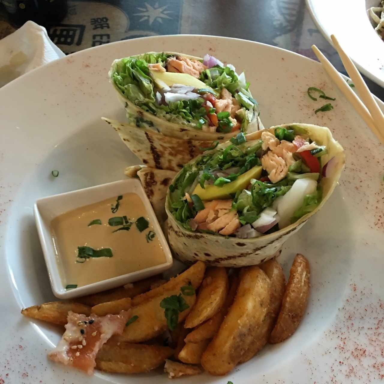 Saludables wraps - Wrap de salmón