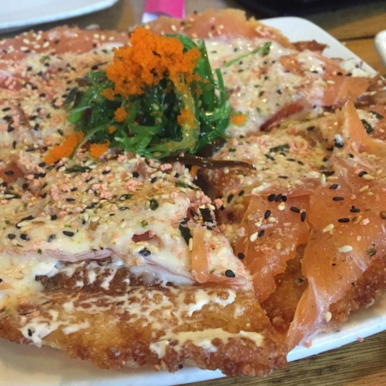 Pizza Nación de Salmón