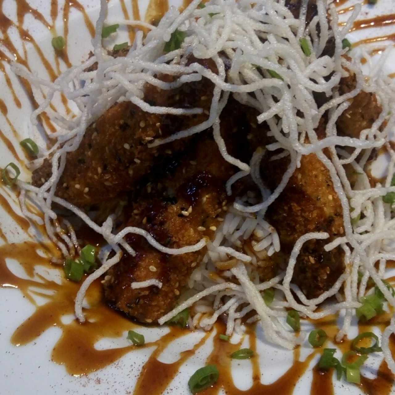 Auténticos domburis - Damburi pollo szechuan