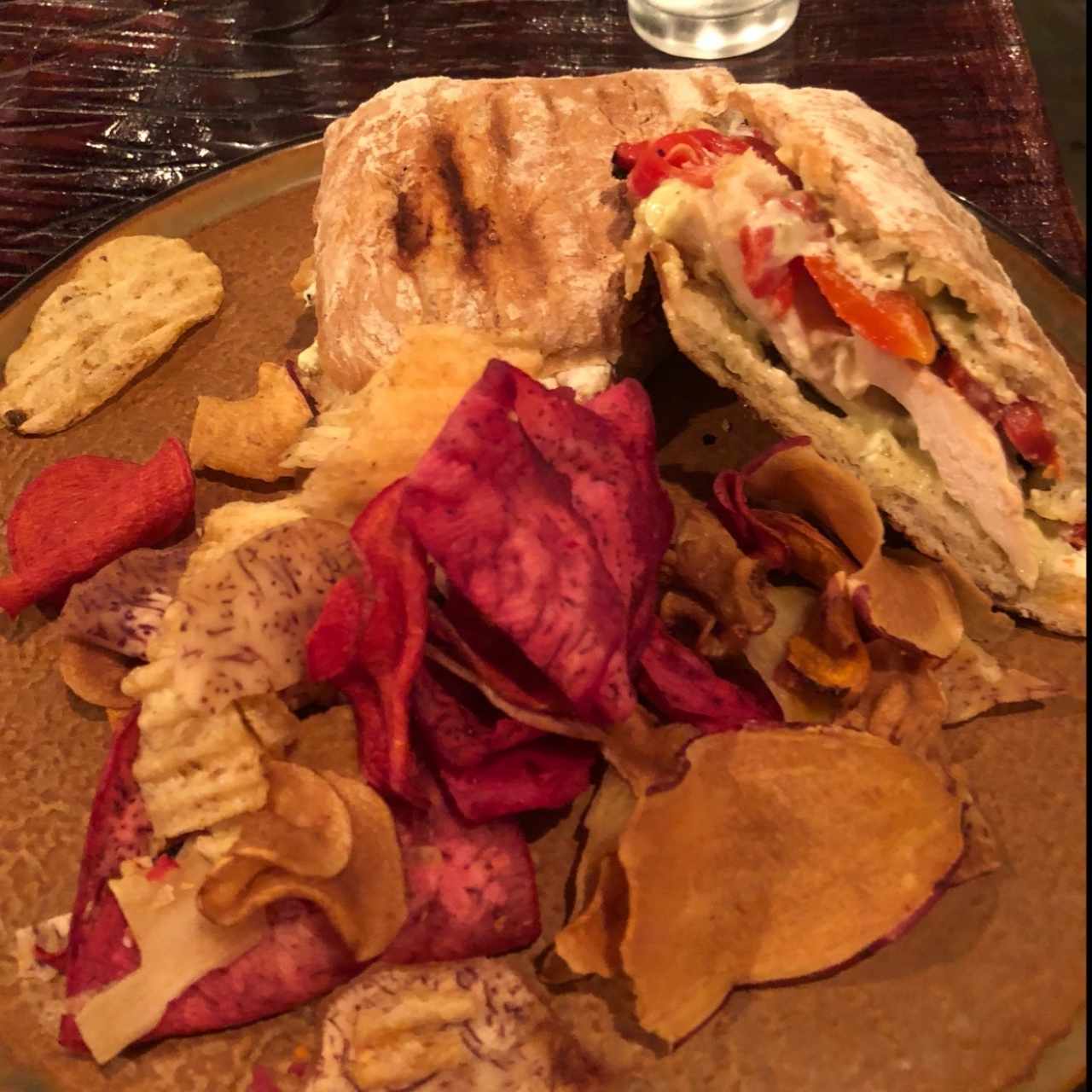 Hawaiian BBQ chicken wrap