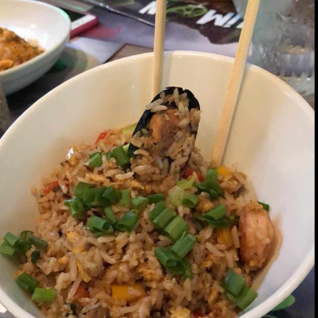 arroz chaufa mixto