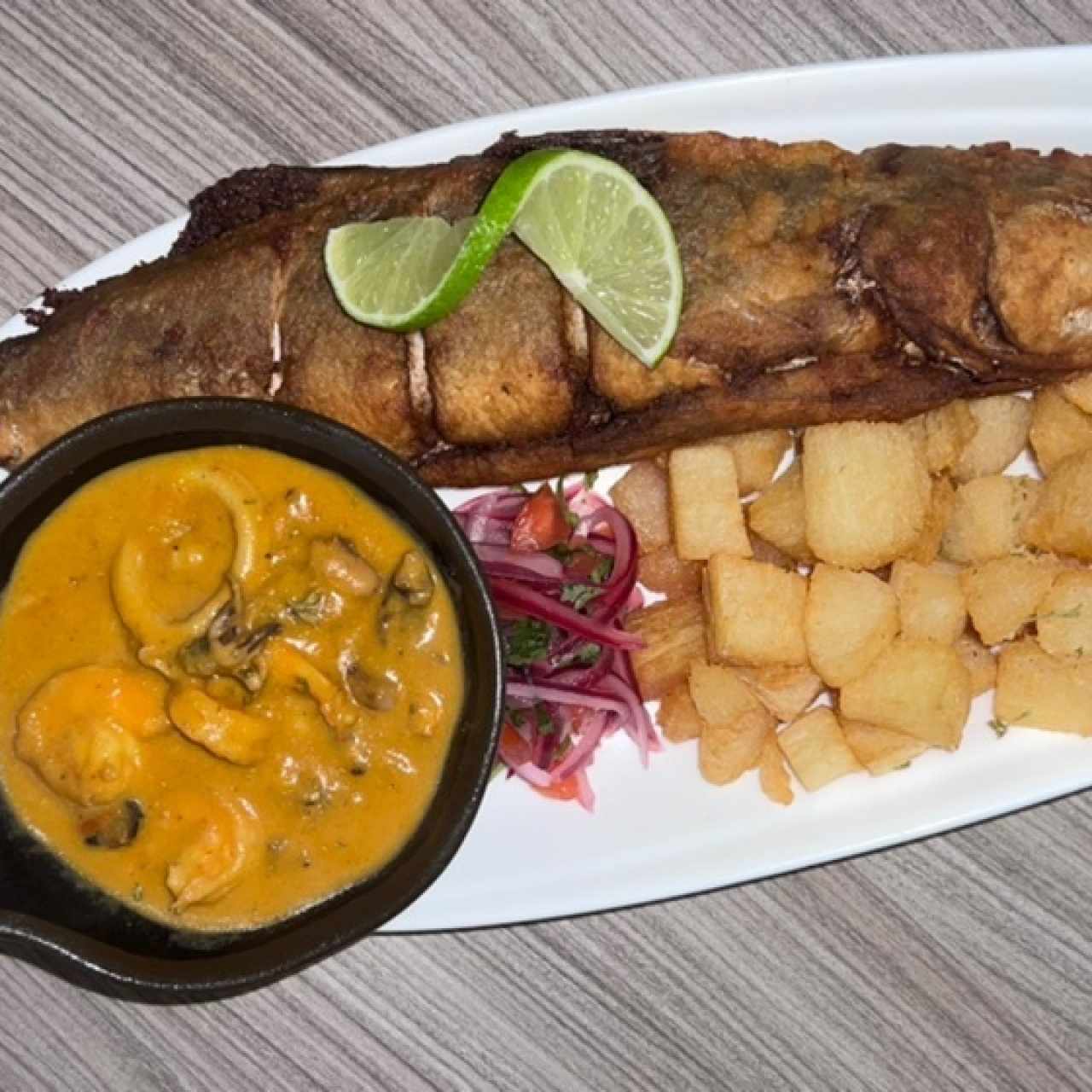 Pescado a lo Macho