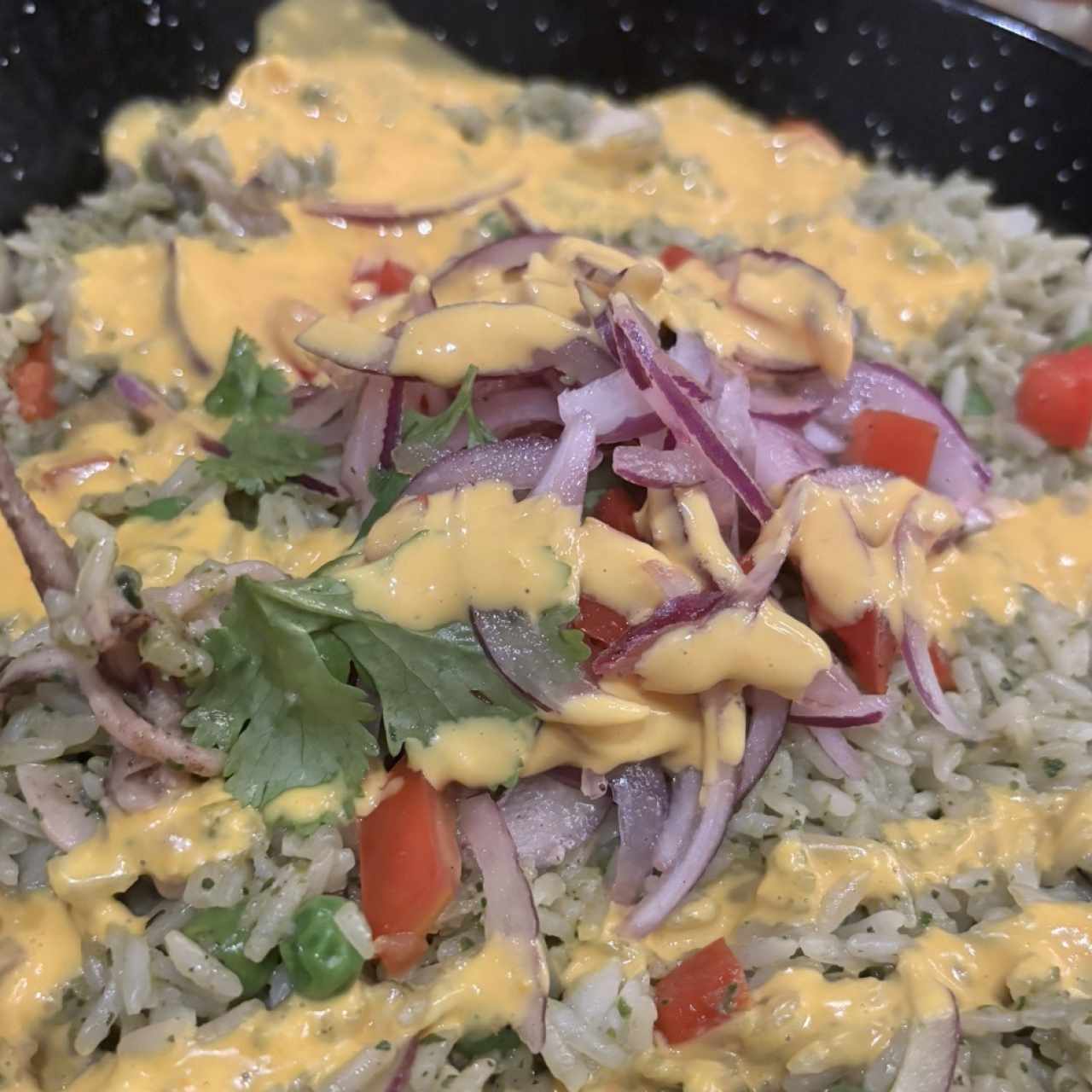 Arroz con mariscos a la chiclayana