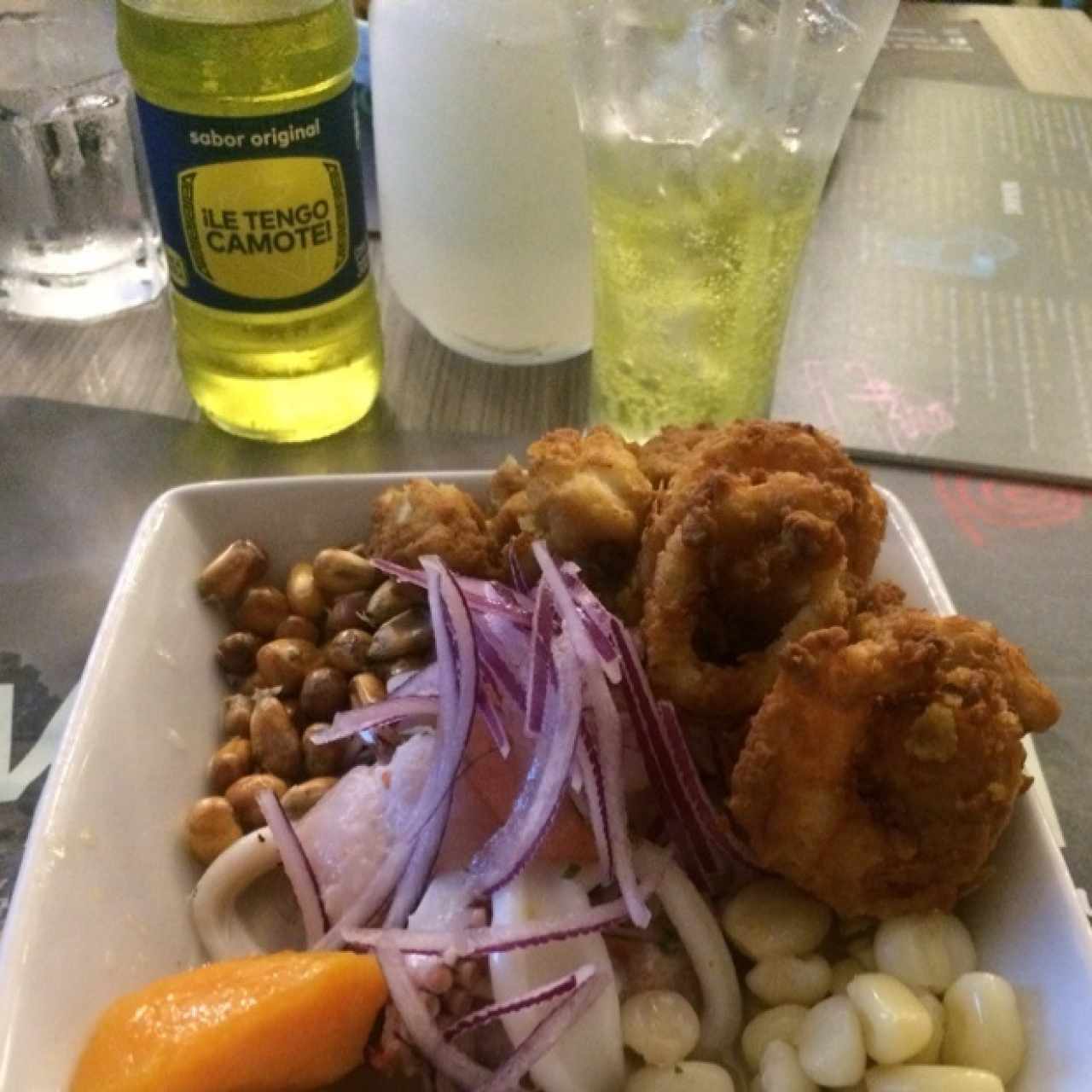 ceviche clasico y frito (mixto) ¡delicioso! 
