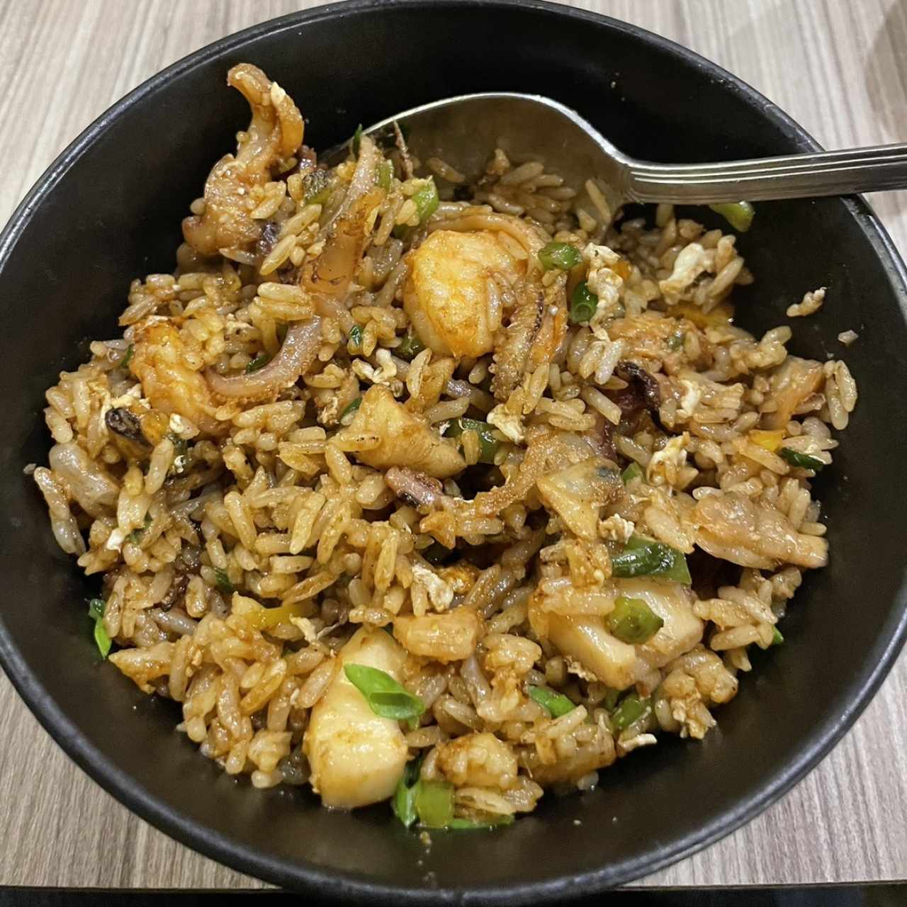 Chaufa de mariscos 