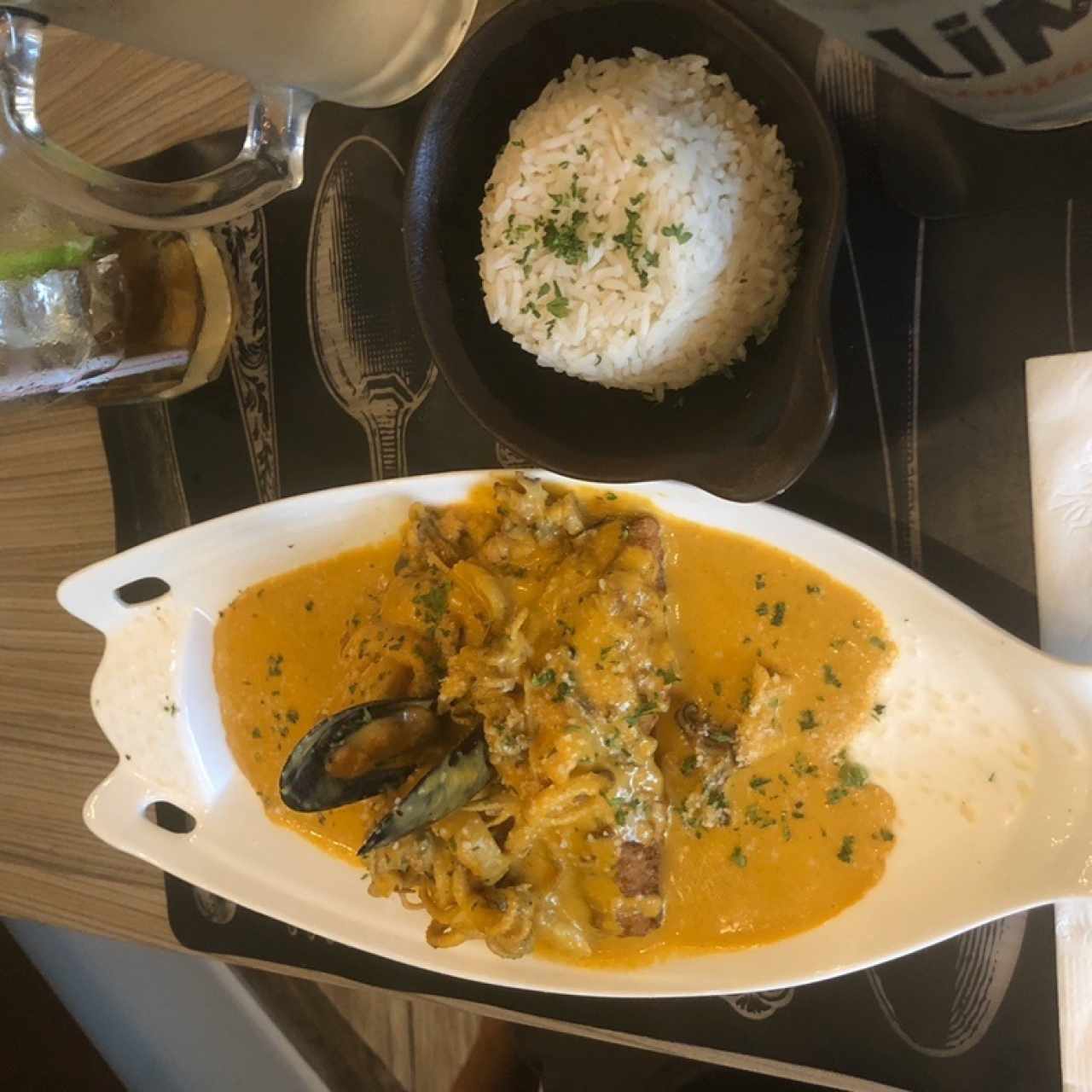 Pescado a lo macho 