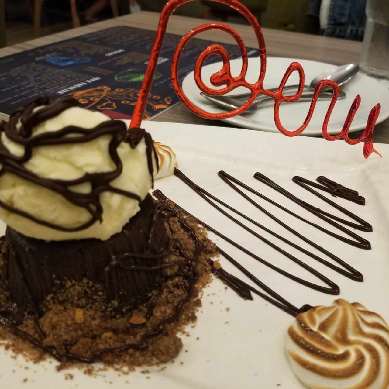 Vulcano de chocolate