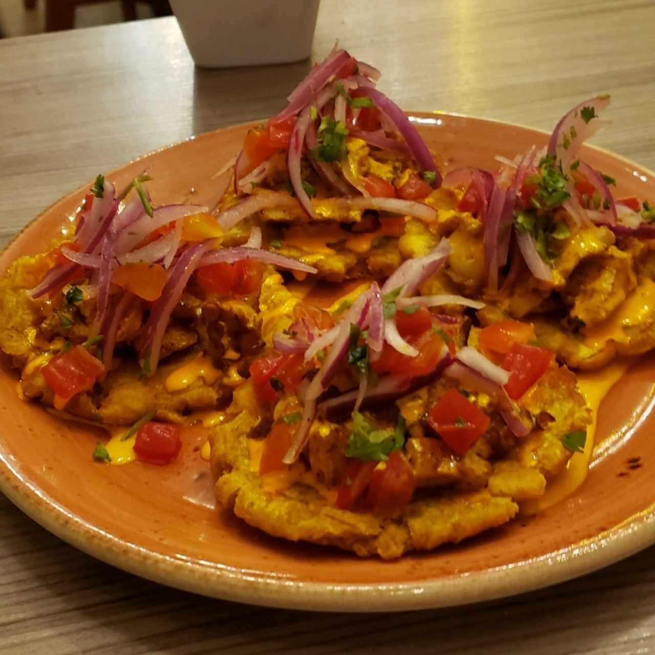Patacones de pulpo
