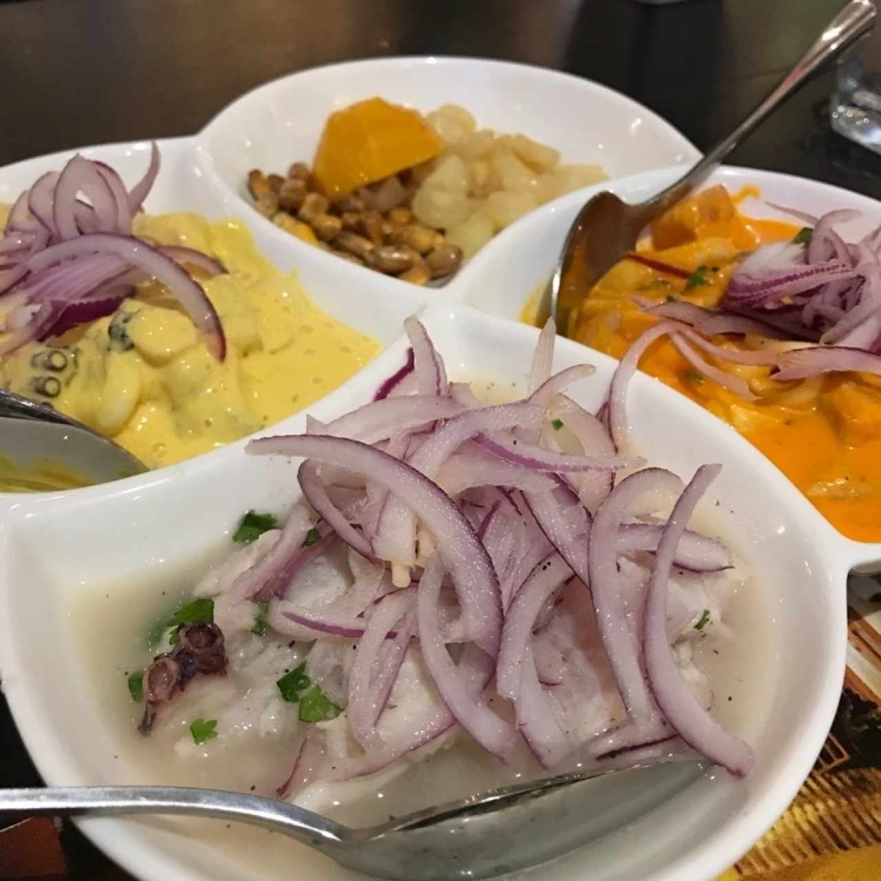 trio de ceviche