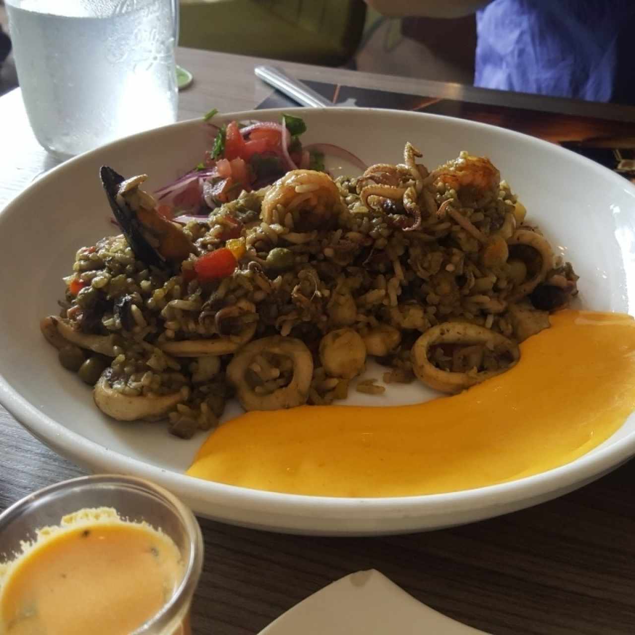 Arroz con mariscos a la Chiclayana