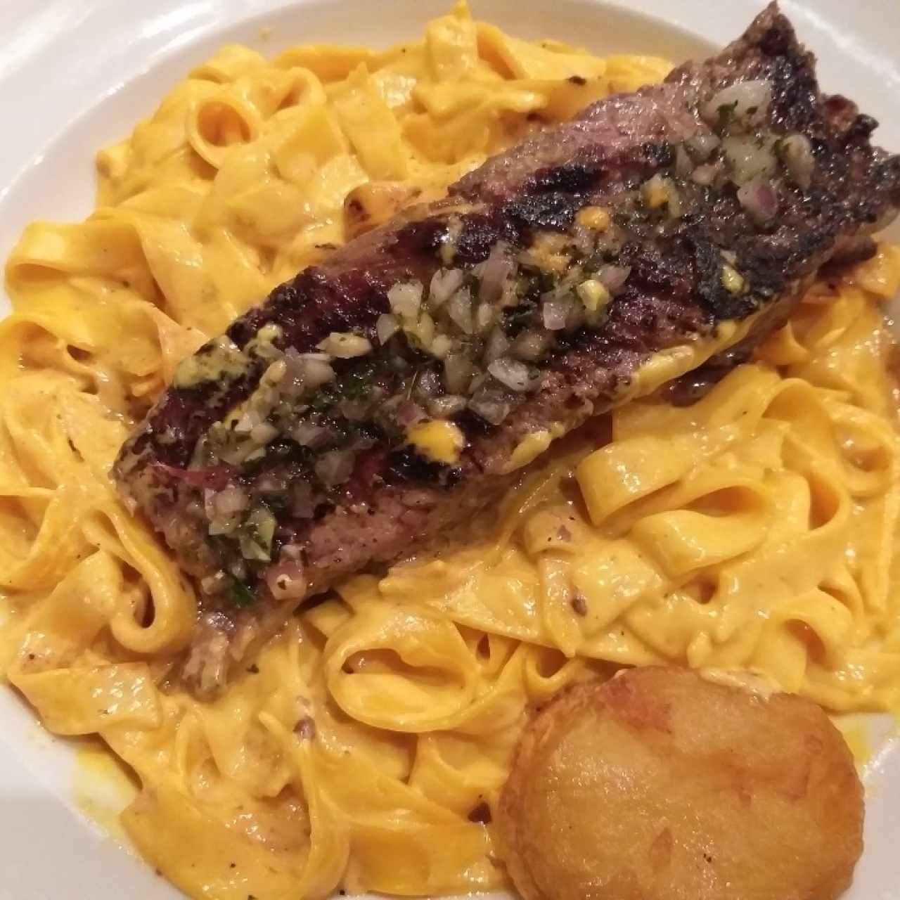 Tallarines a la Huancaína