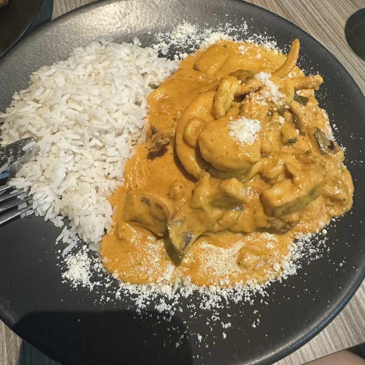 Filete de pescado a lo macho 