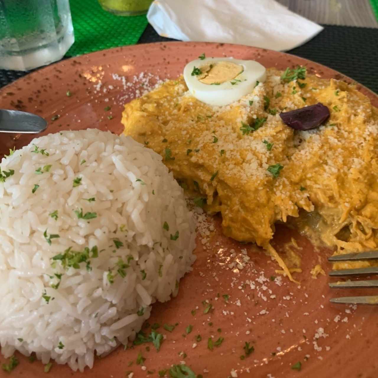 Ají de gallina. 