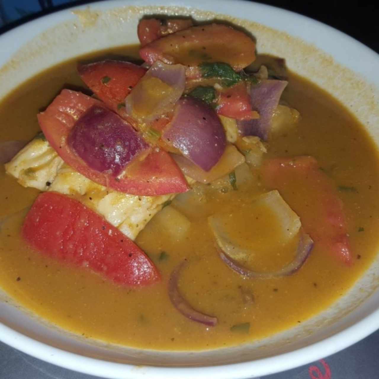 Corvina en salsa