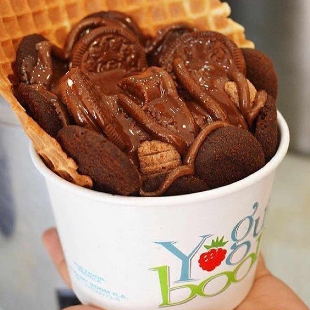 sabor a nutella con con oreo y mucho chocolate!
