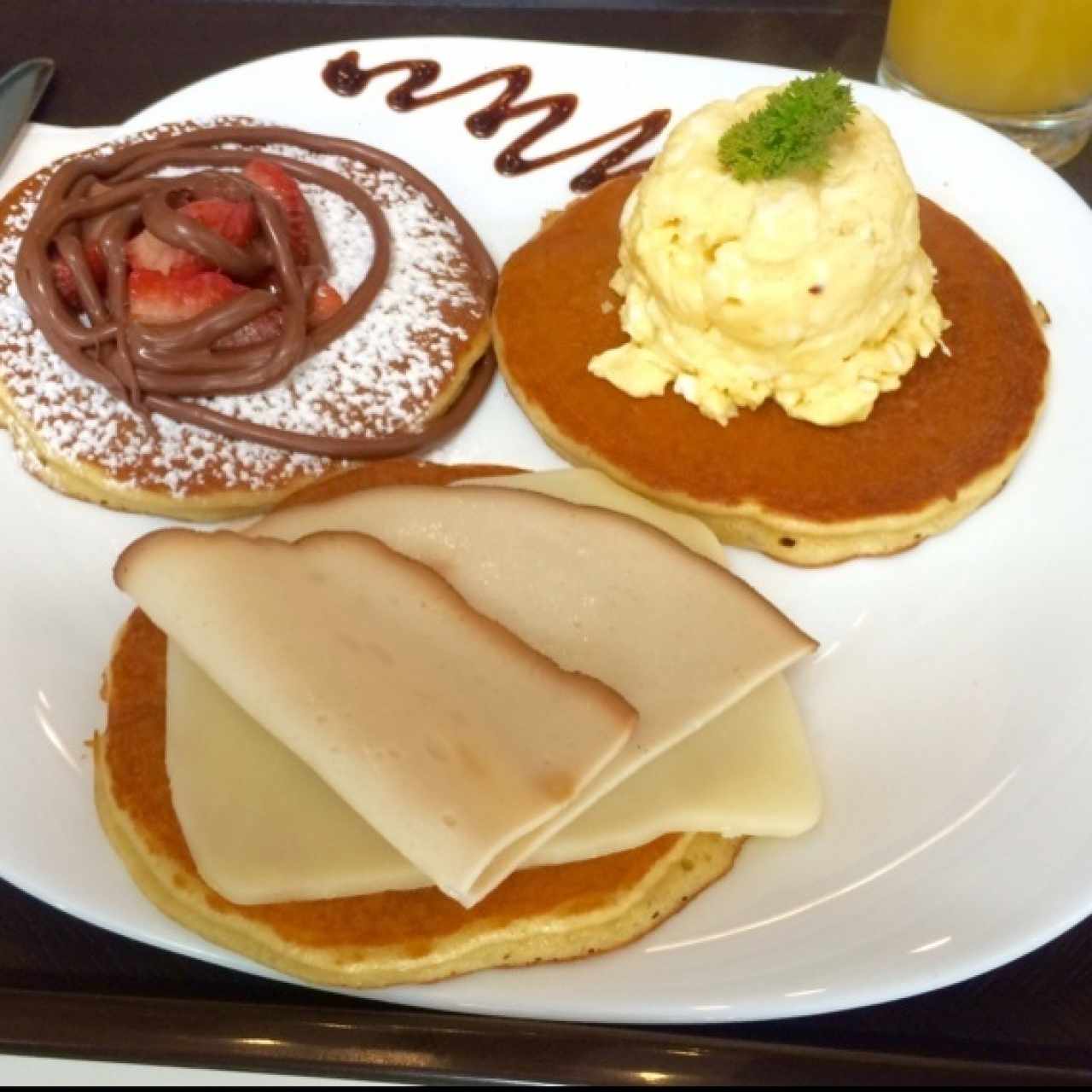 Combo de Pancakes ! Excelente!