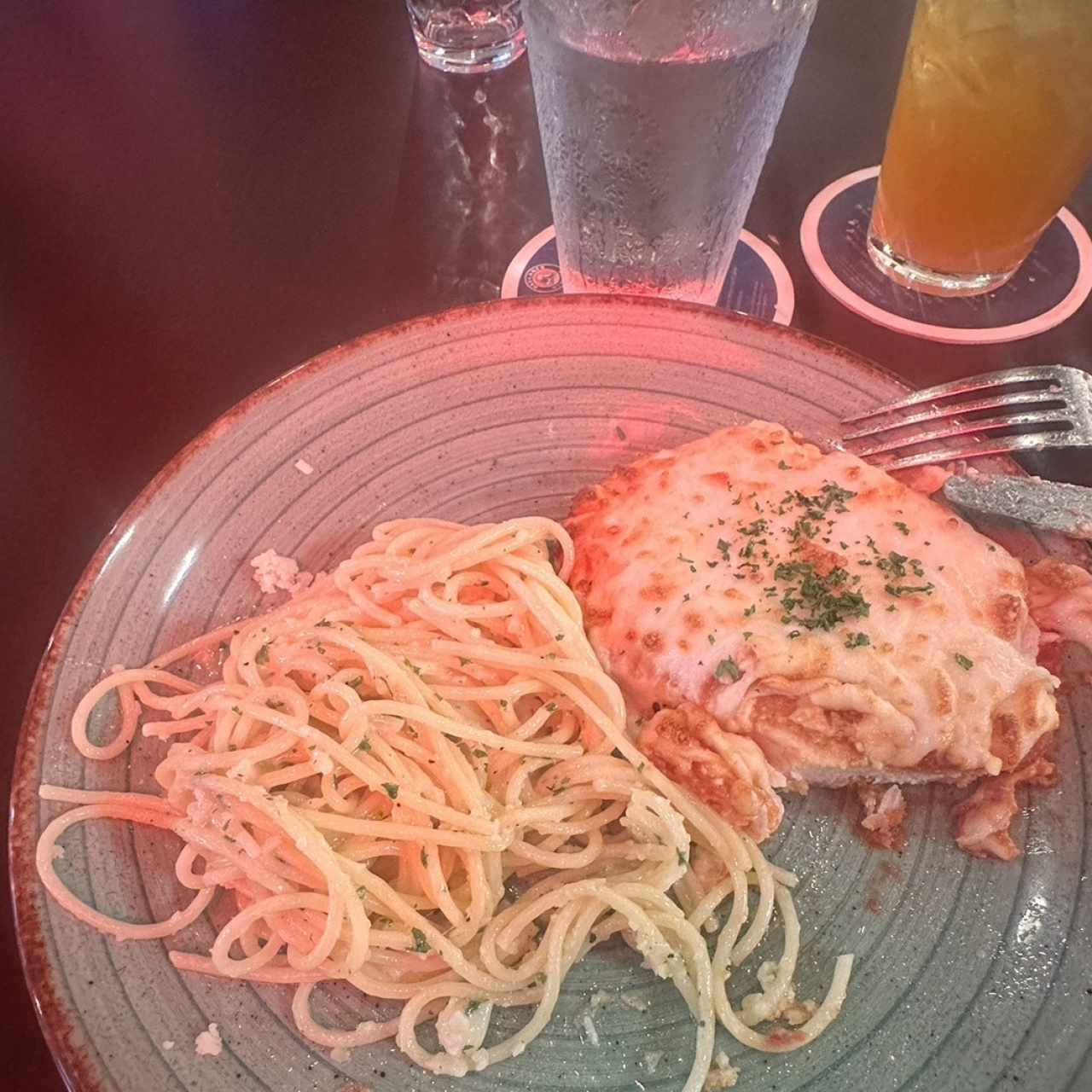 Milanesa de Pollo Alla Parmigiana
