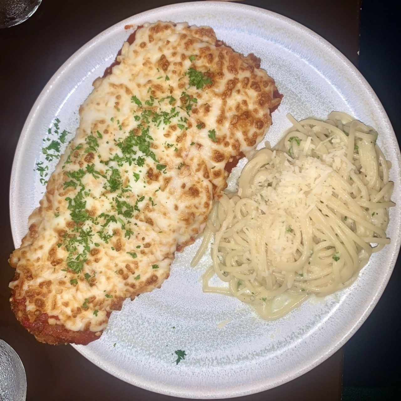 Milanesa de res Napolitana
