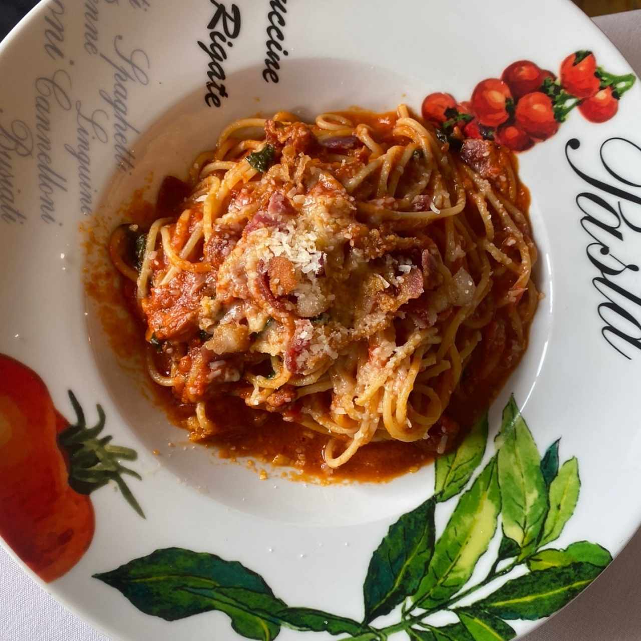 Spaguetti All'Amatriciana