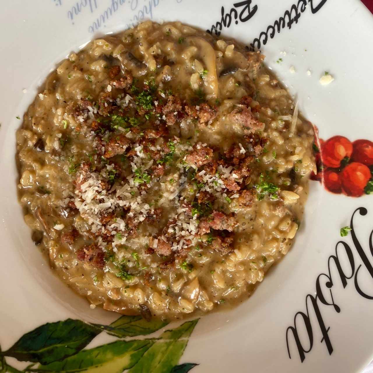Risotto - Funghi é Salsiccia