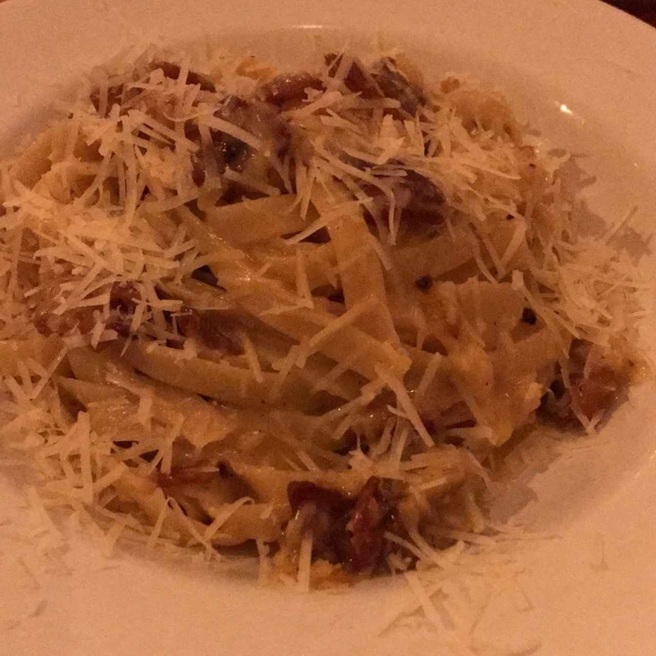 Carbonara ( solo huevo + parmesano)