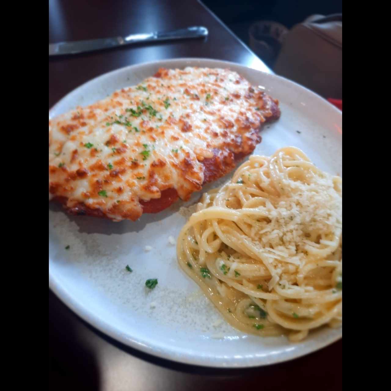 Milanesa de Pollo Alla Parmigiana