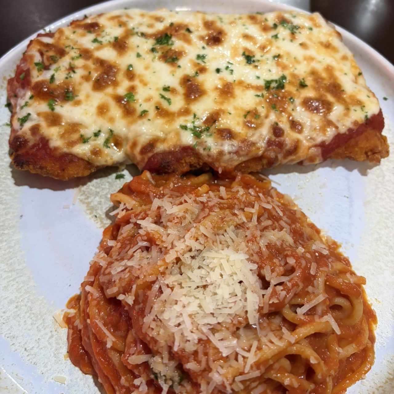 Milanesa de Pollo Alla Parmigiana