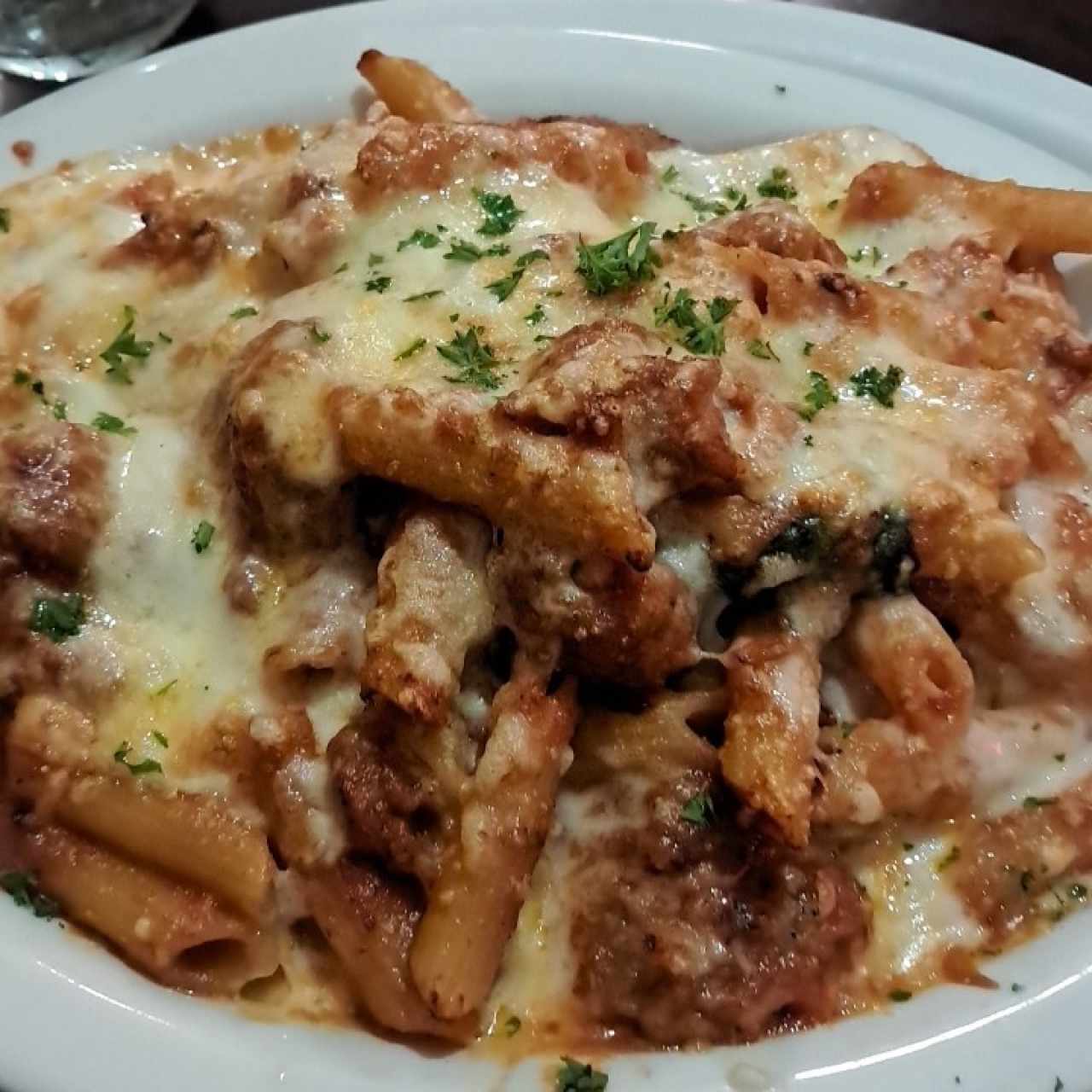 Pasta al Forno con Chorizo Italiano