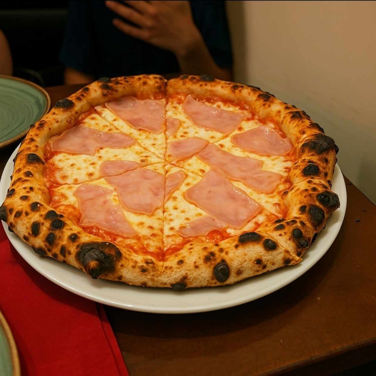 pizza de jamon