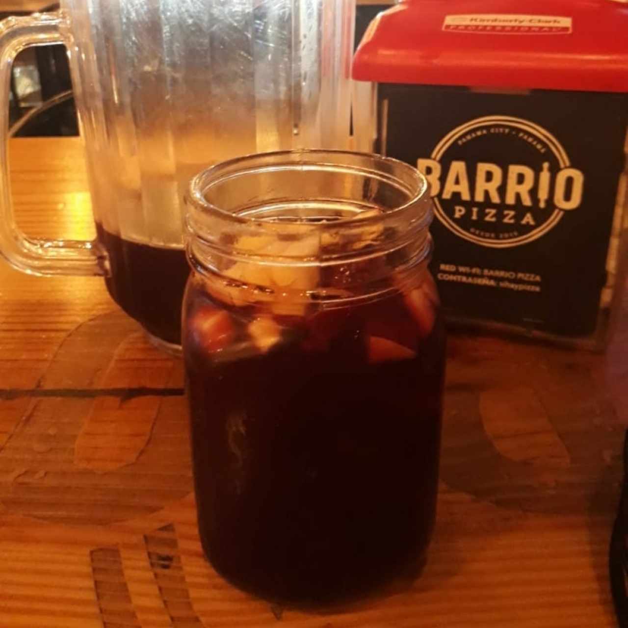BEBIDAS - SANGRÍA MEDIA JARRA