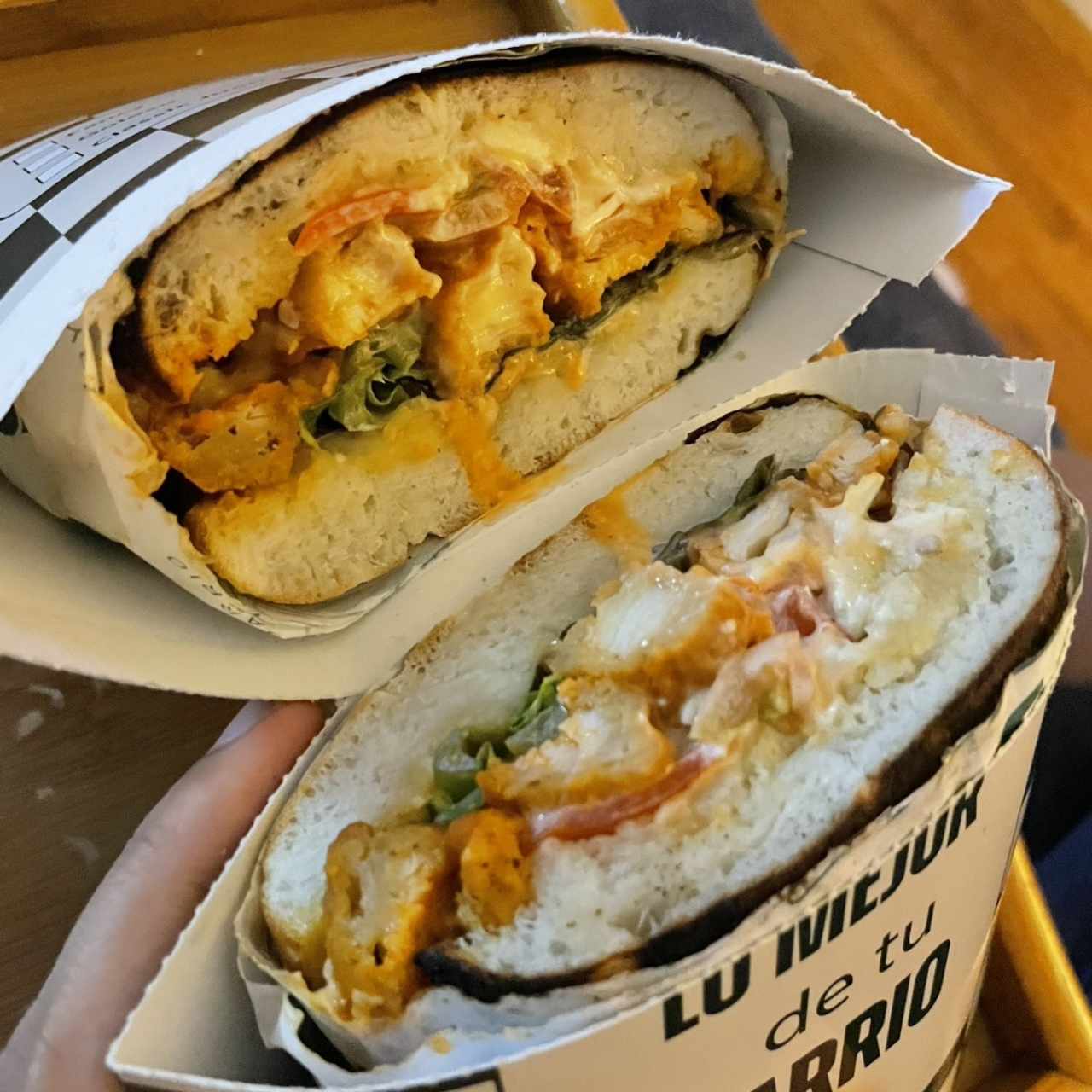 Sanguches Buffalo Crunch