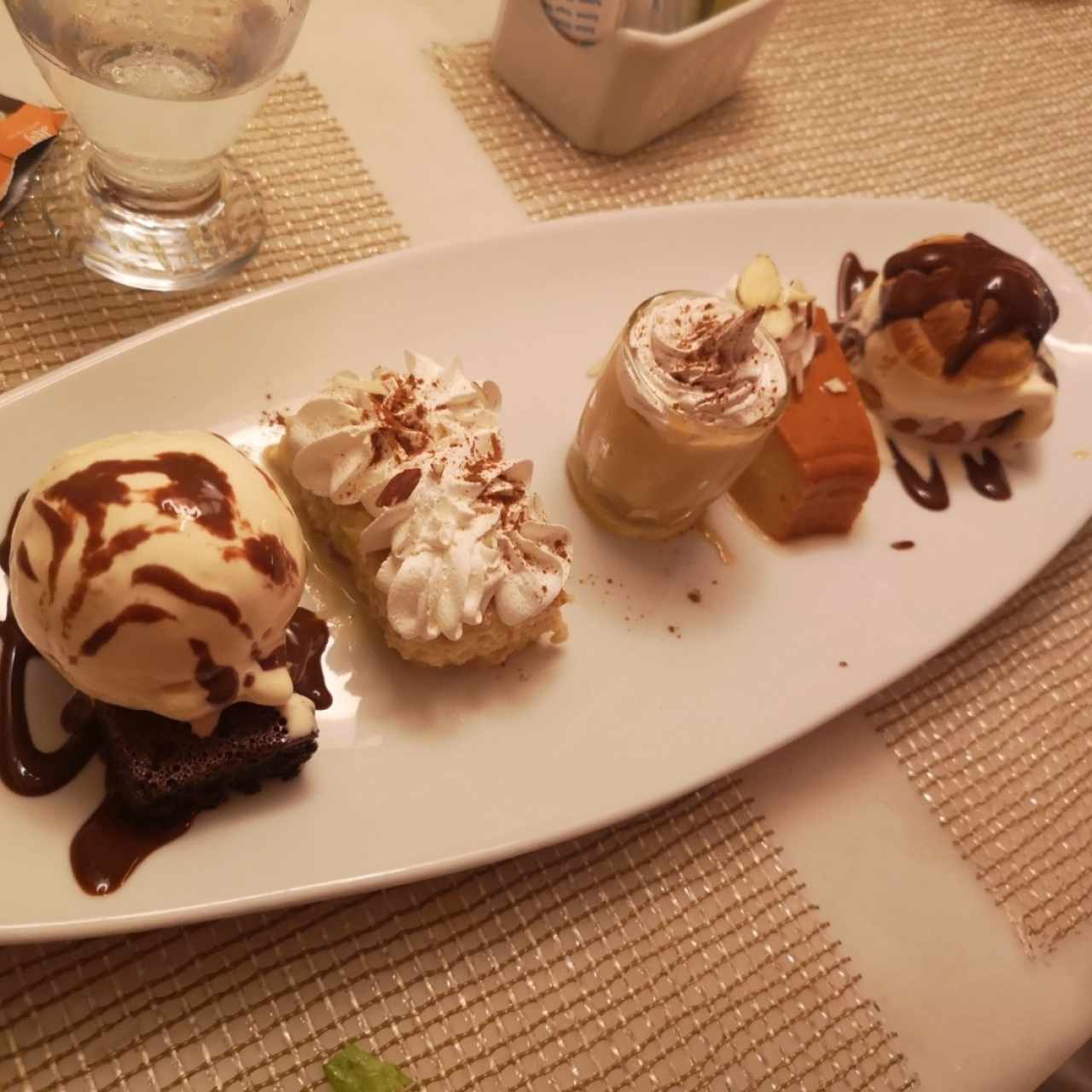 bandeja de postres