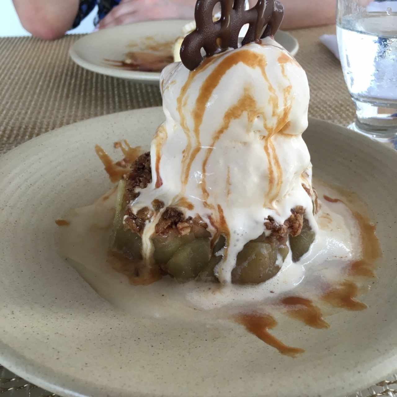 Crocante de manzana. Estupendo!