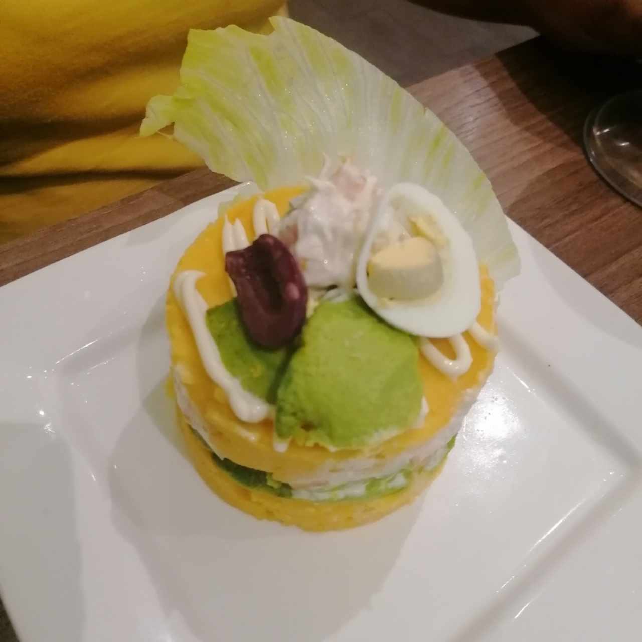 Causa Limeña de Pollo