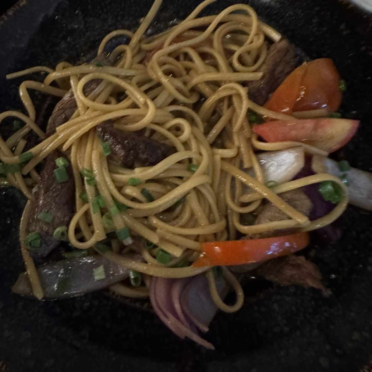 Tallarín Saltado de Carne