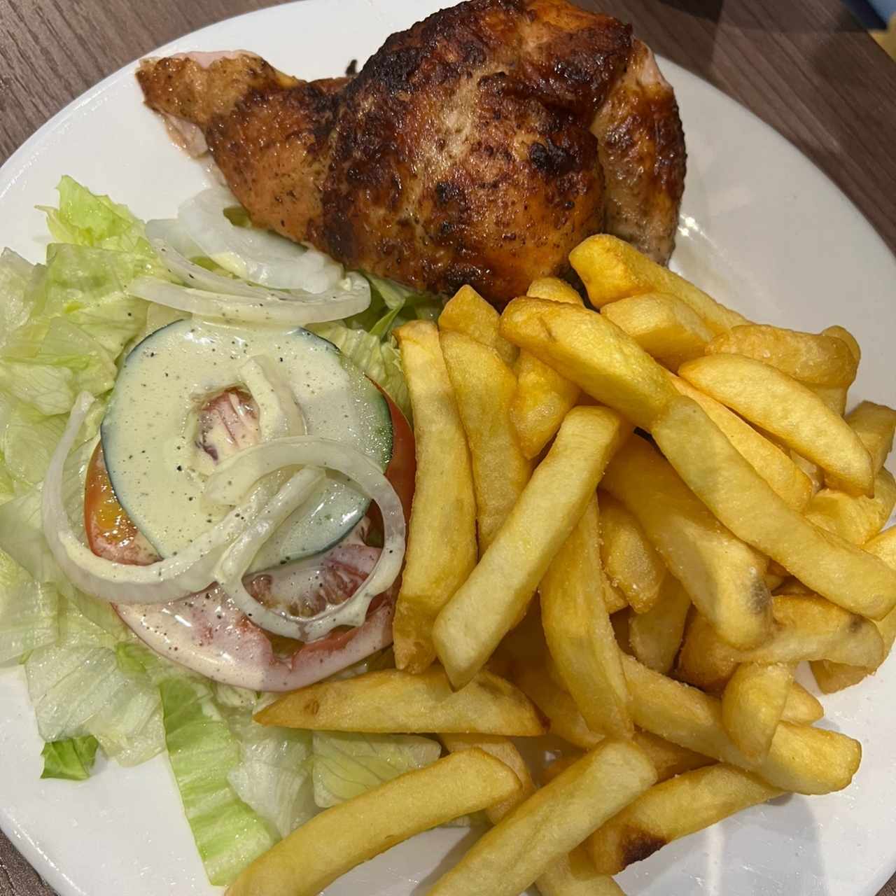 1/4 Pollo a las Brasas
