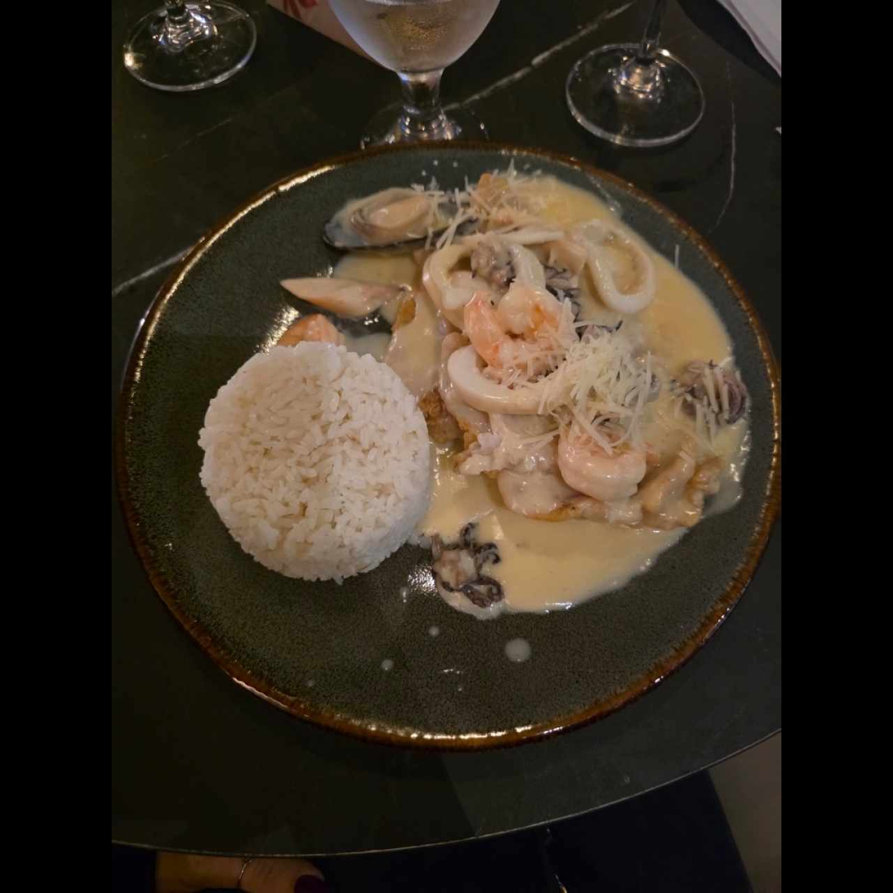 Pescado en Salsa de Mariscos