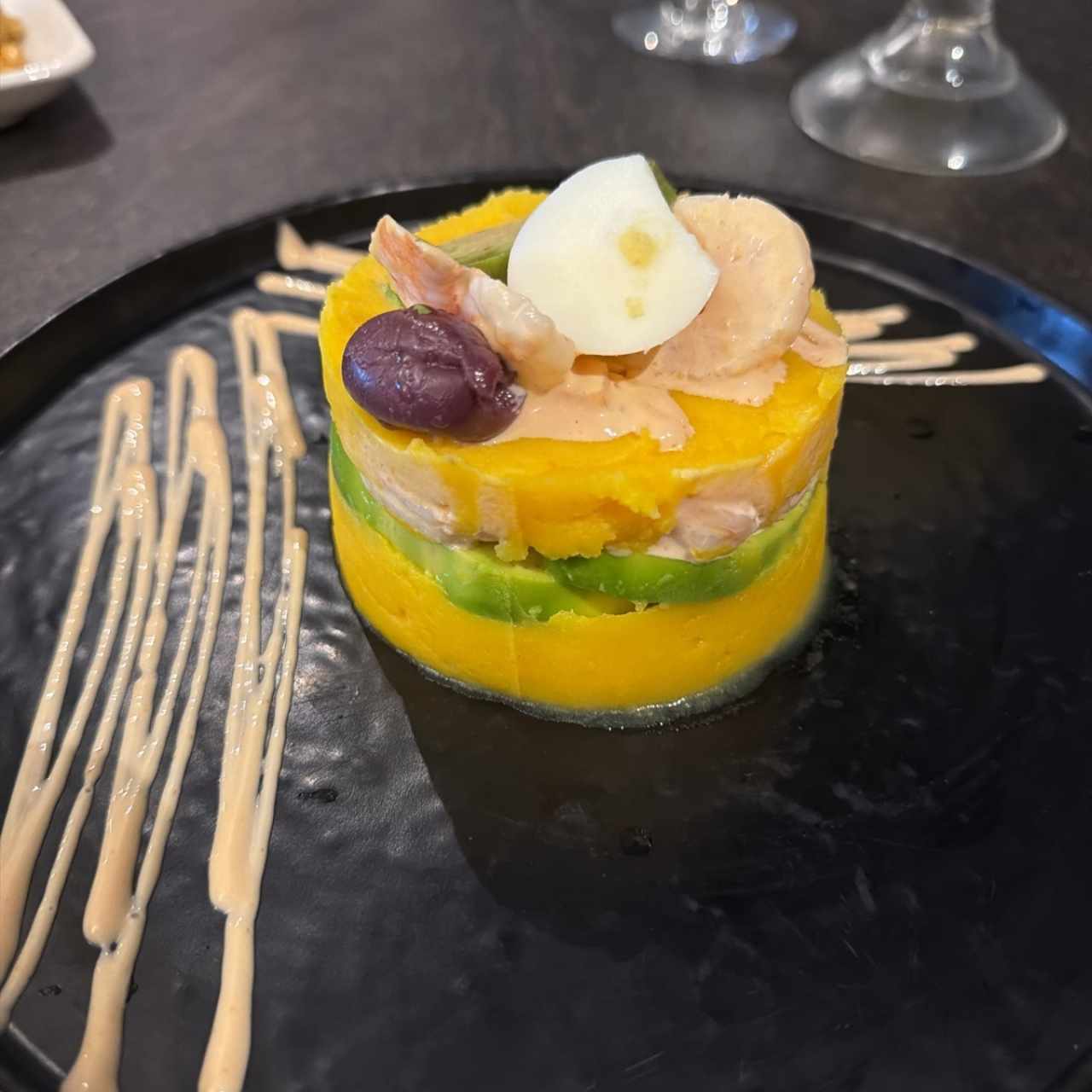 Causa Rellena de Camarones