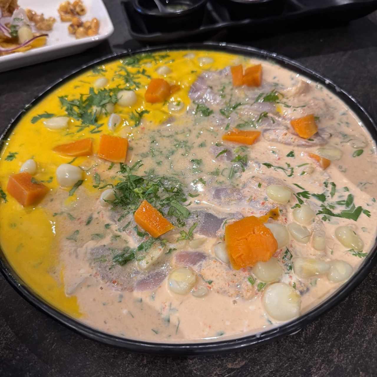 Tiradito tres colores