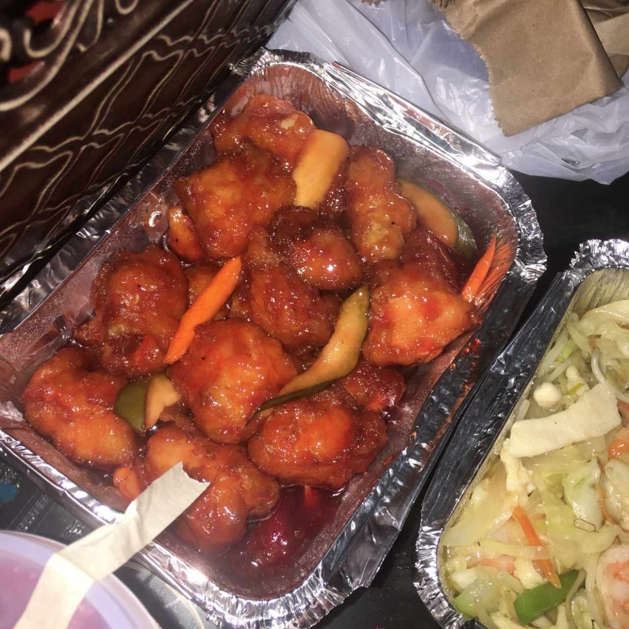 Pollo agridulce 🐔