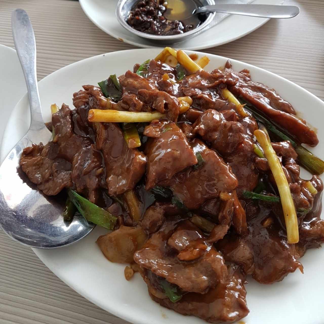 Beef with Ginger & Scallions