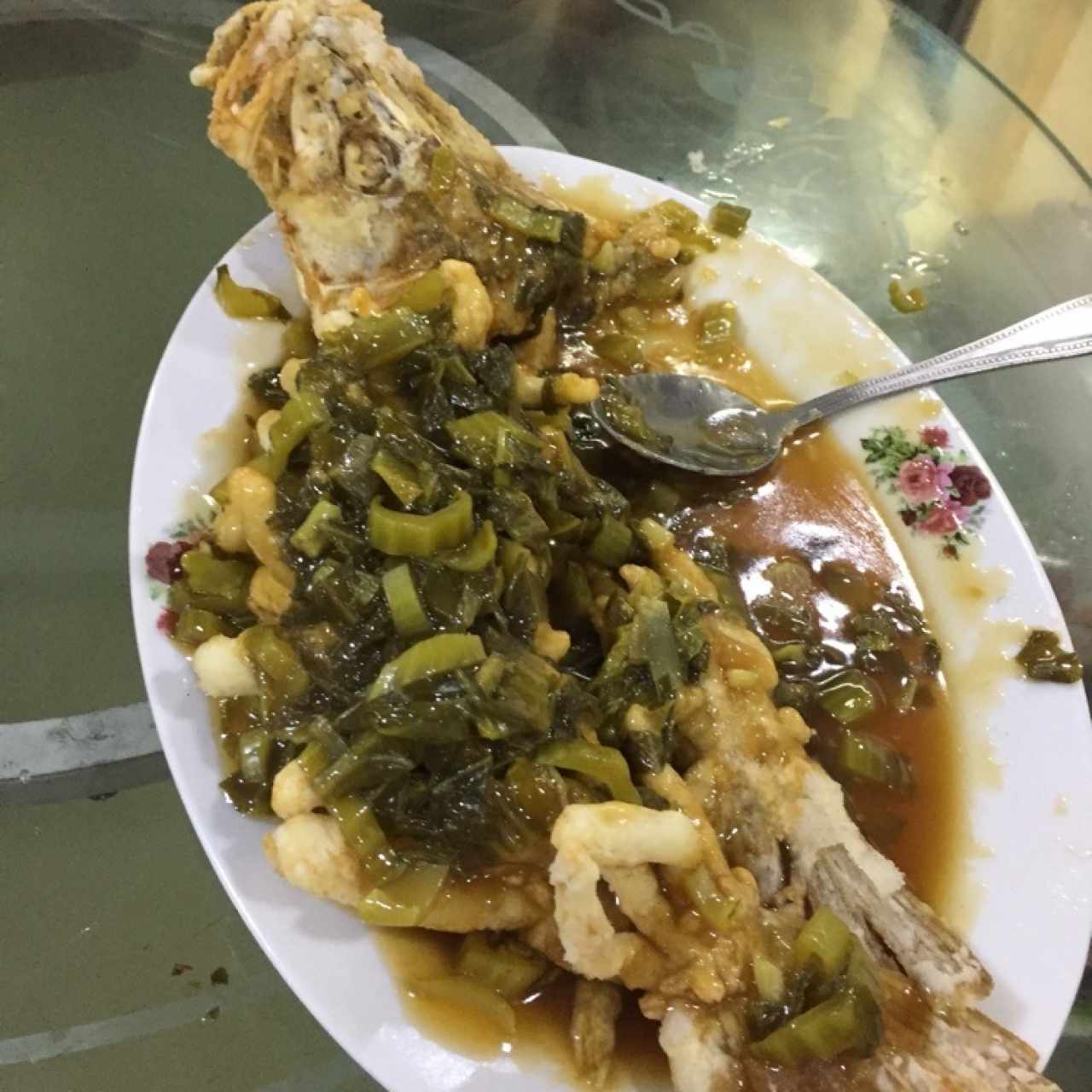 pescado en racimo