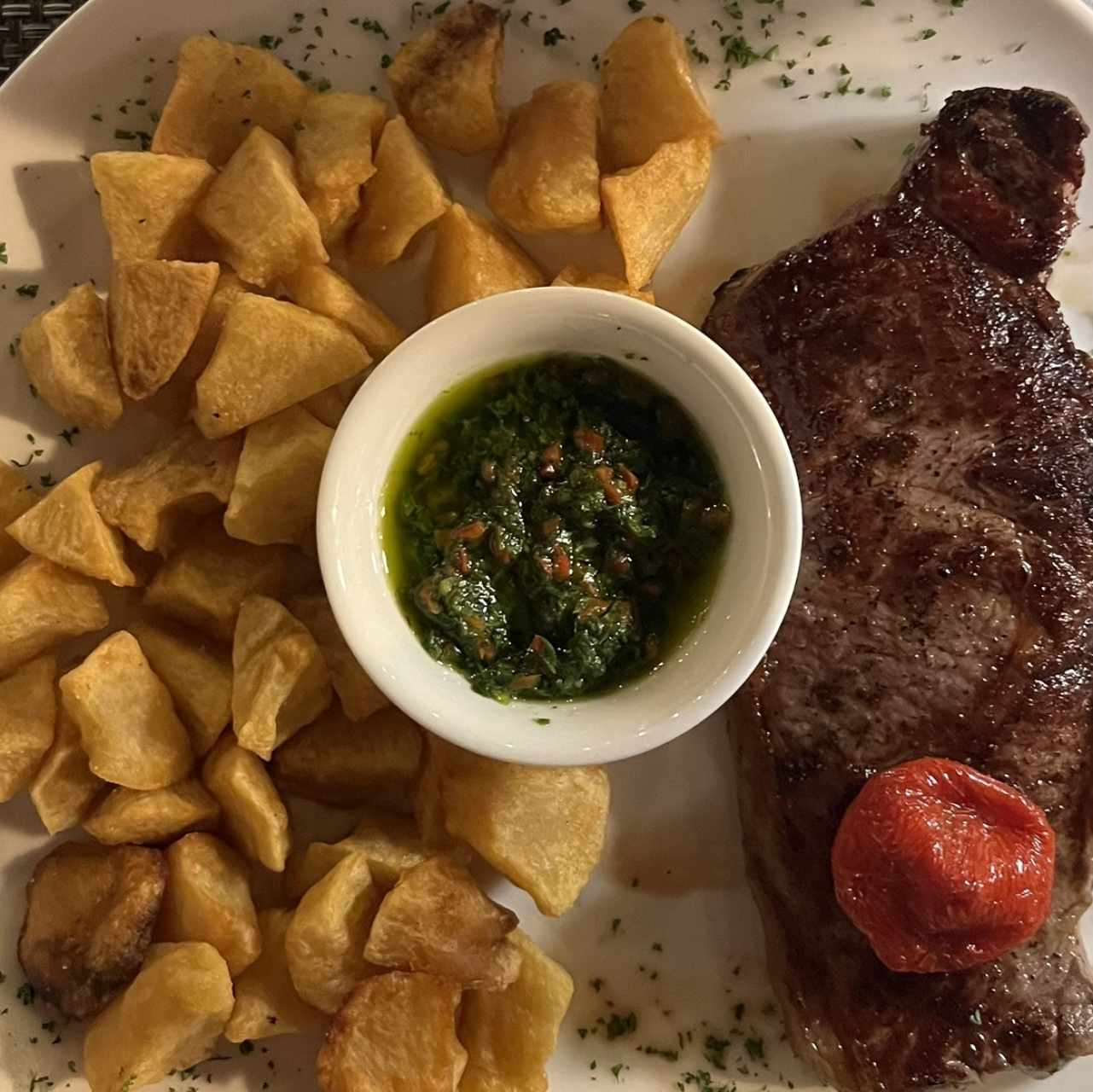 Tierra - Entrecot con Patatas