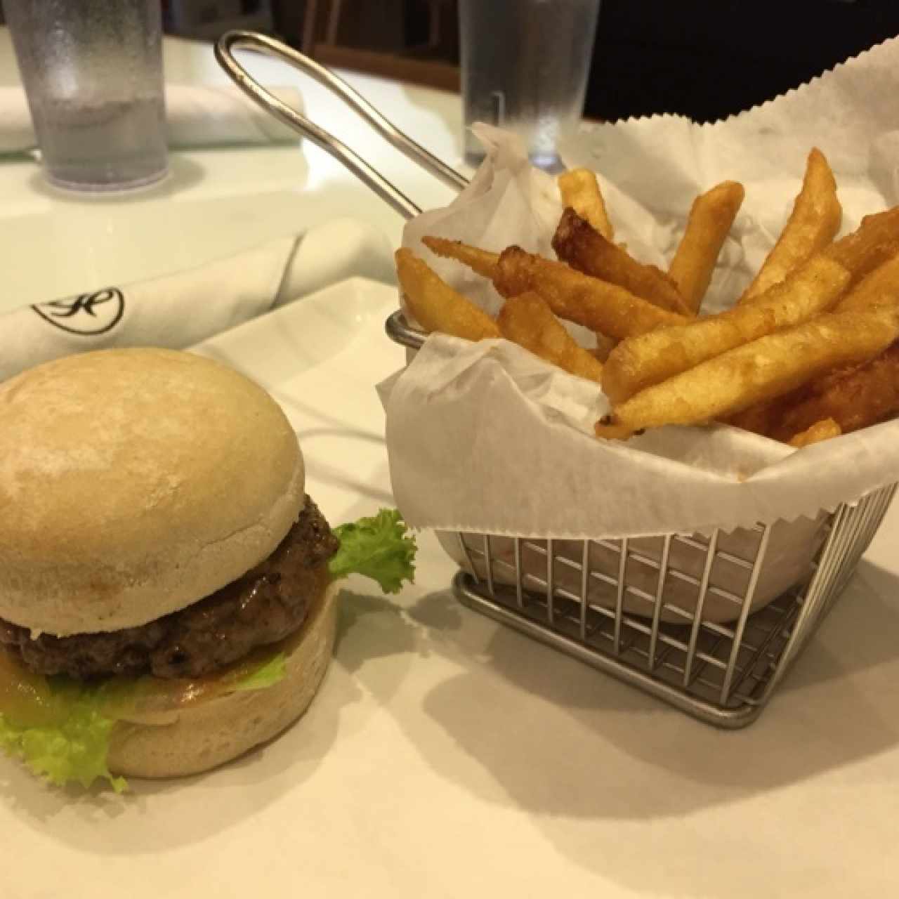 Mini hamburguesa