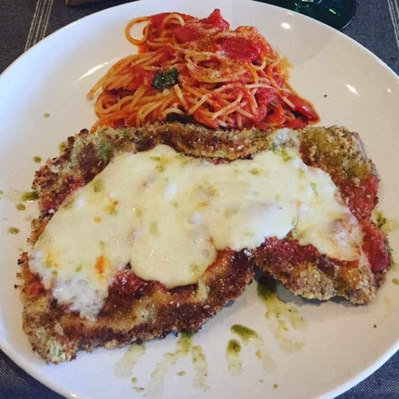 Milanesa a la parmesana 